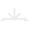Ekena Millwork Vanguard Architectural Grade PVC Gable Bracket, 96"W x 44"H x 4"D x 6"F, 11/12 Pitch GBP096X44X0406VAN00 - alternate 4